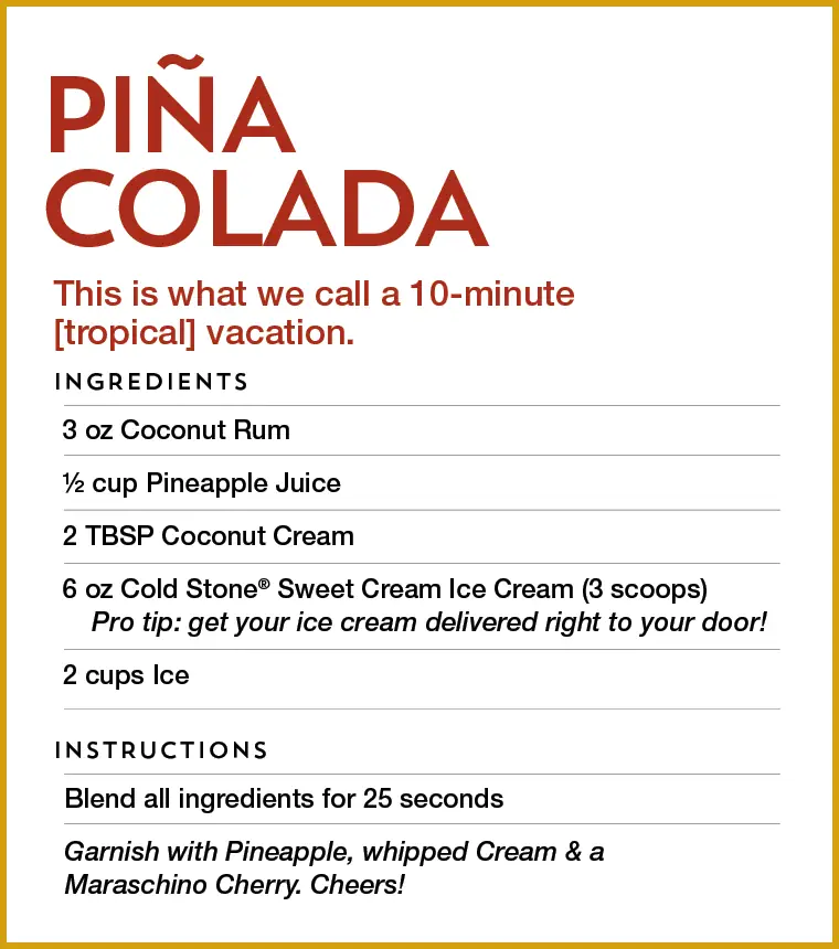 Pina Colada Recipe